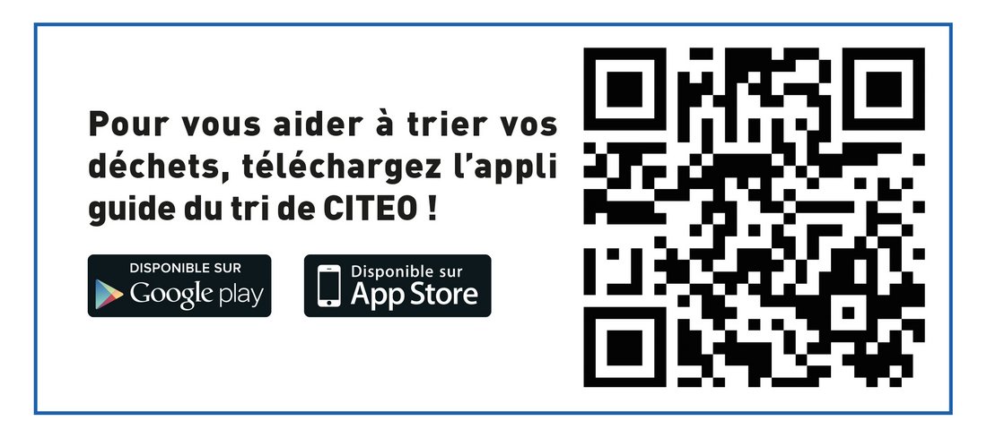 QR-Code pour télécharger l'application guide du tri