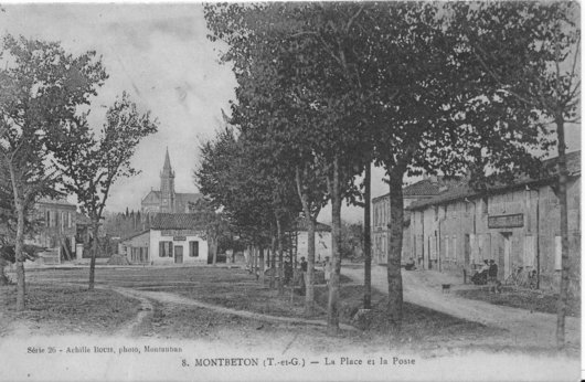 La Place et La Poste ancien